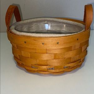 Longaberger Small round basket